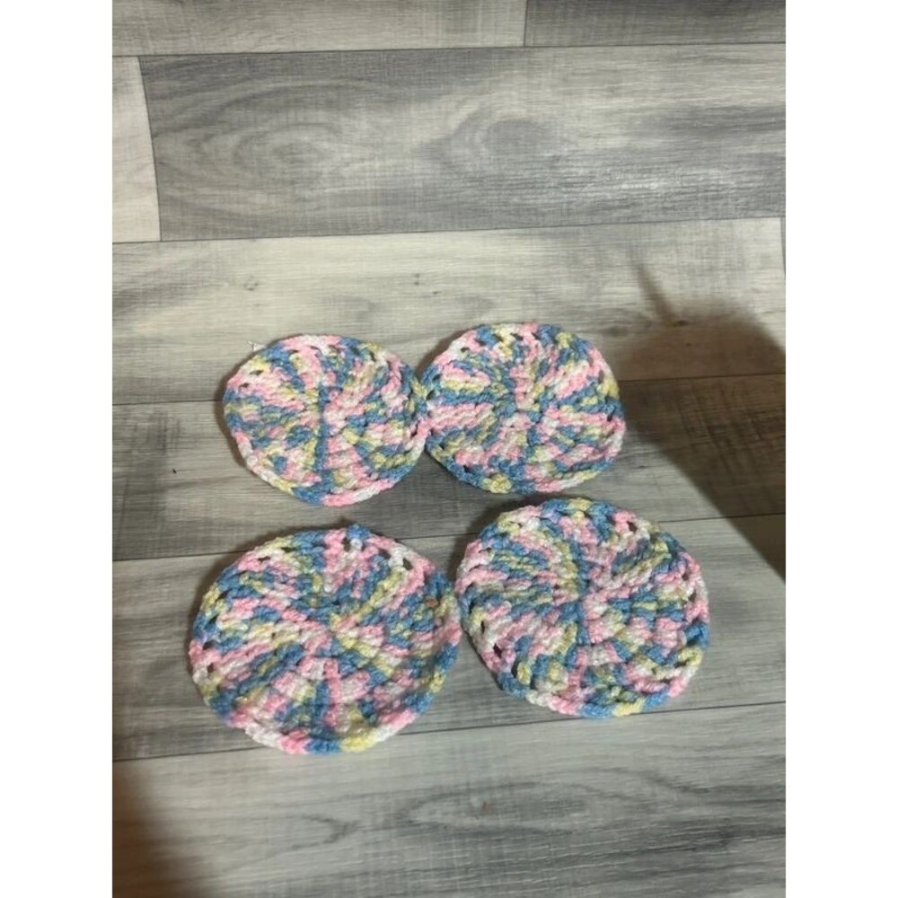 Crochet coasters